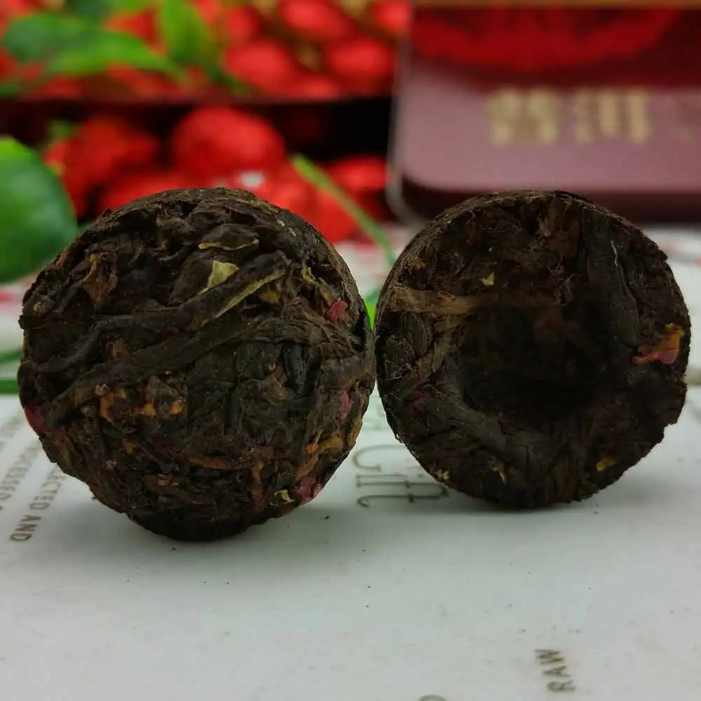 Yr Rose Mini Ripe Pu-erh Tuocha, Yunnan Shu Pu-erh подарочная упаковка 75 г