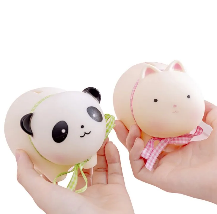 1 шт. Kawaii чехол для экономии денег свинья кошка панда банк домашний Декор Детский мультфильм подарок на день рождения коробка для хранения монет вечерние сувениры