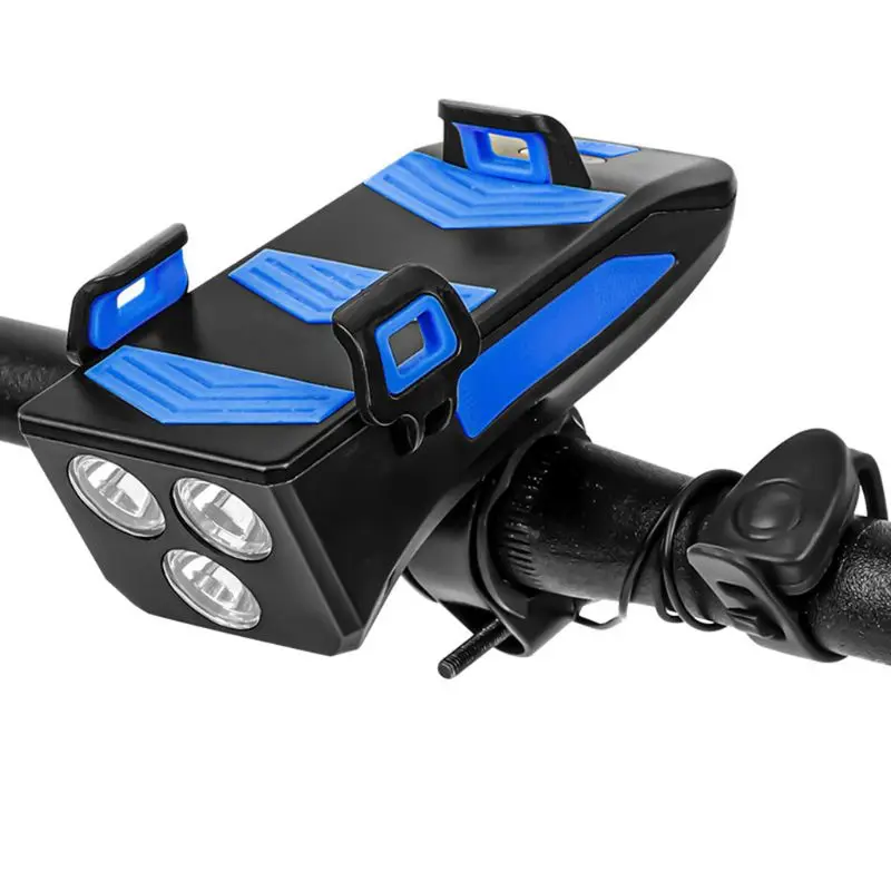 

Передняя фара для велосипеда светильник держатель для телефона велосипедный Звонок Мощность Bank велосипедные аксессуары 4 в 1 велосипедный ...