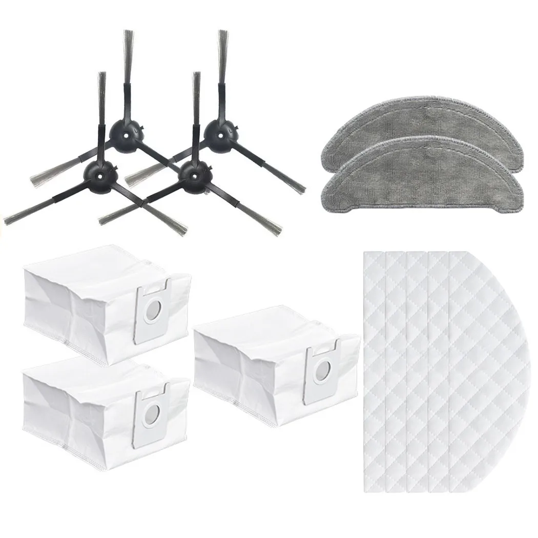 

14pcs/set Side Brush Dust Bag Mop Clouthing Kit For EVE Plus Robot Vacuum Cleaner Accessories Spare Parts Drop Shipping