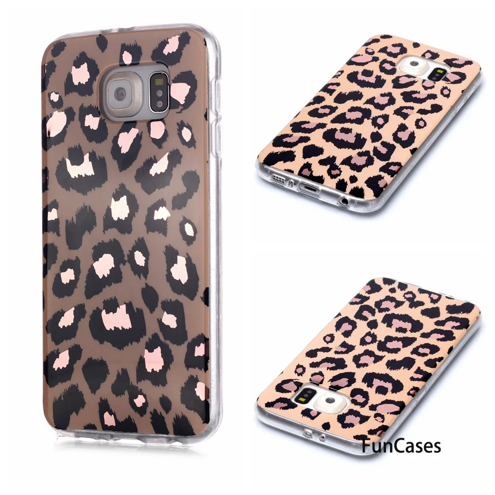 Чехлы для Samsung S6 Edge мягкие силиконовые чехлы цвета розового золота Galaxy ajax Etui samsug |