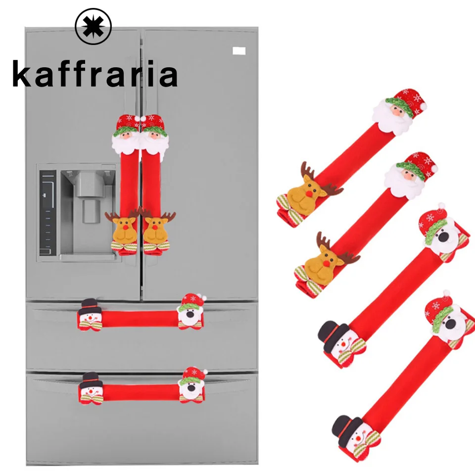 Чехол на дверную ручку холодильника Рождественский защитный чехол для ручки