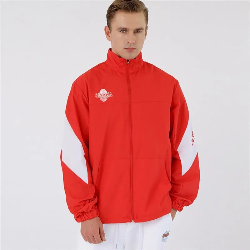 

Hip Hop Color Block Jacket Men's Harajuku Street Style Bomber Jacket Men's Baseball Jacket Oversized Jacket Motorcycle Jacket