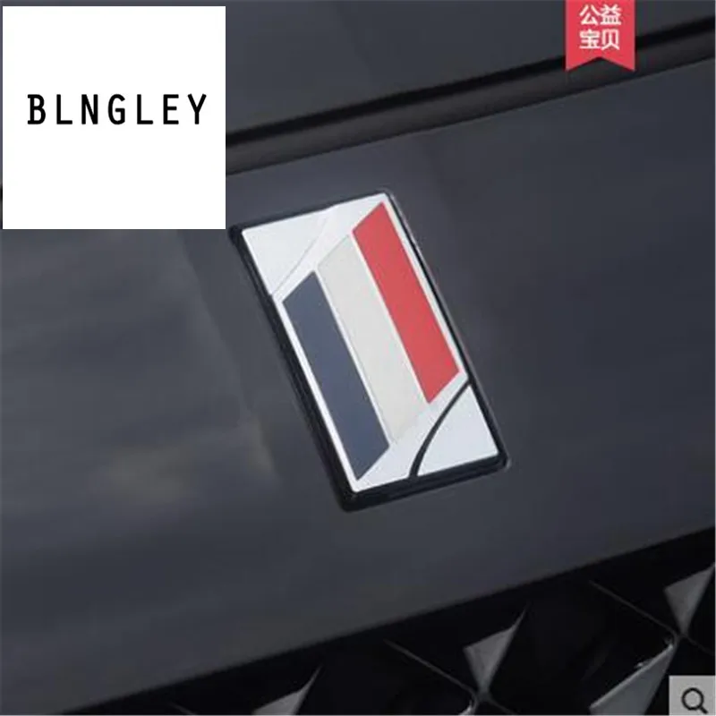 Стикеры из цинкового сплава в виде французского флага для CITROEN DEESSE DS7 2018 19 DS6.DS5.4S 5LS