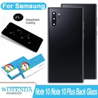 100% Новинка для Samsung Galaxy Note 10 N975 Note 10 Plus NOTE10 + задняя крышка батарейного отсека стеклянный объектив камеры