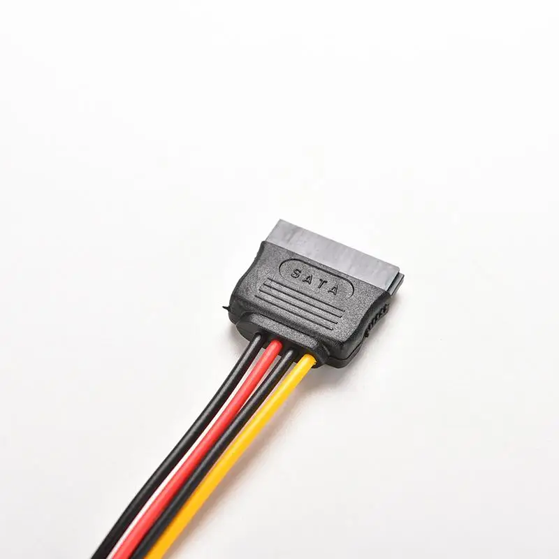 

1PC 15 Pin SATA Male to Female 15 Pin 15P SATA Adapter Power Extension Cable Wire Cord 8 Inches