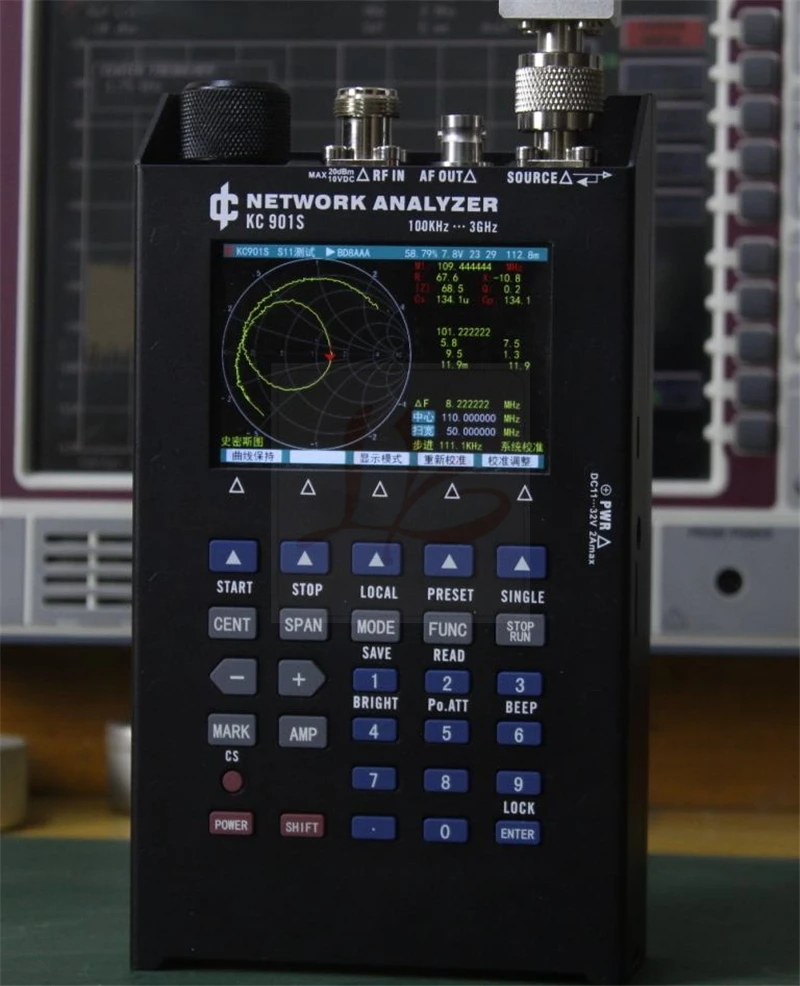 

network analyzer feeder frequency spectrum vector tester KC901S