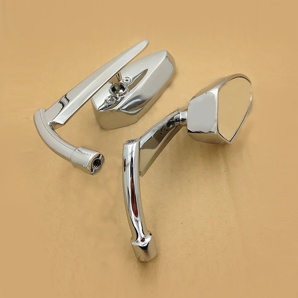 Мотоциклетное гоночное зеркало заднего вида хромированное копье лезвие s для Suzuli