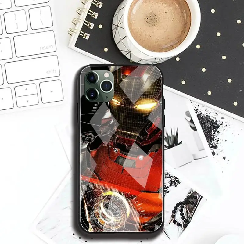 Чехол из закаленного стекла для iPhone 13 12 11 Pro Mini XR XS MAX 8X7 6S 6 Plus SE 2020 | Мобильные