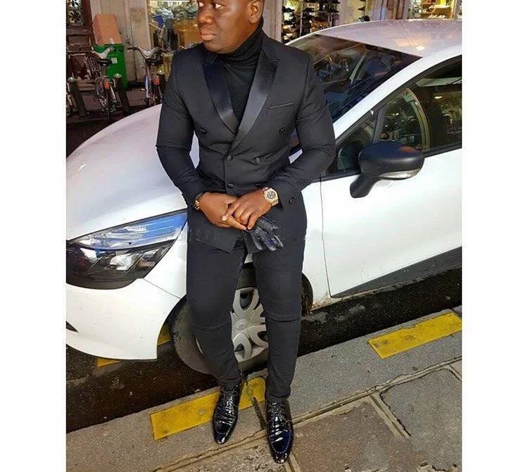 Красивые смокинги для жениха с пиковым отворотом мужское свадебное платье