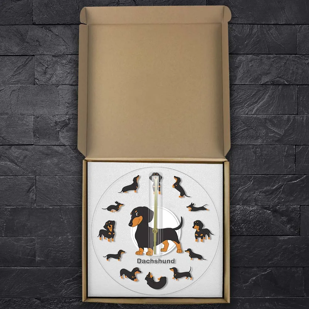 Часы настенные Мультяшные декоративные бесшумные часы с изображением зеленых