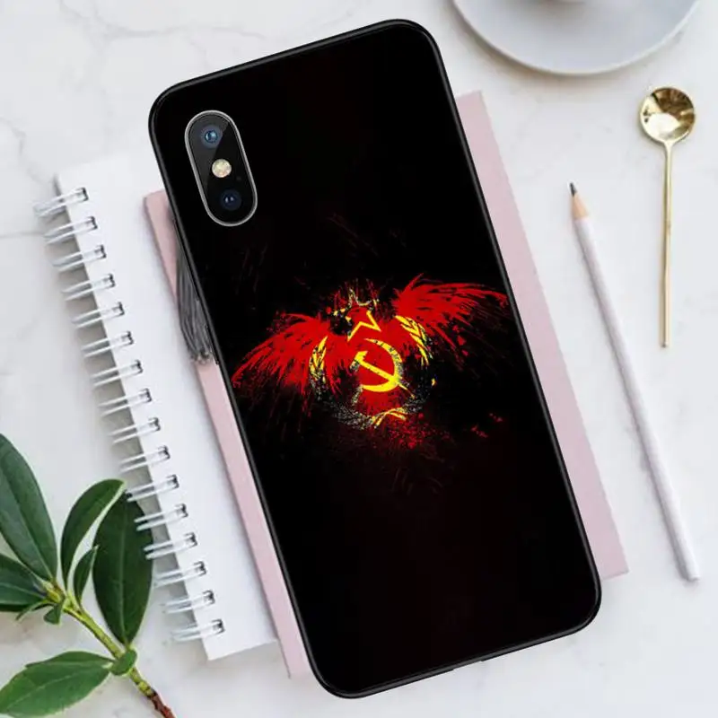 

Soviet Union USSR Flag Phone Case for iPhone 11 12 pro XS MAX 8 7 6 6S Plus X 5S SE 2020 XR Luxury brand shell funda coque