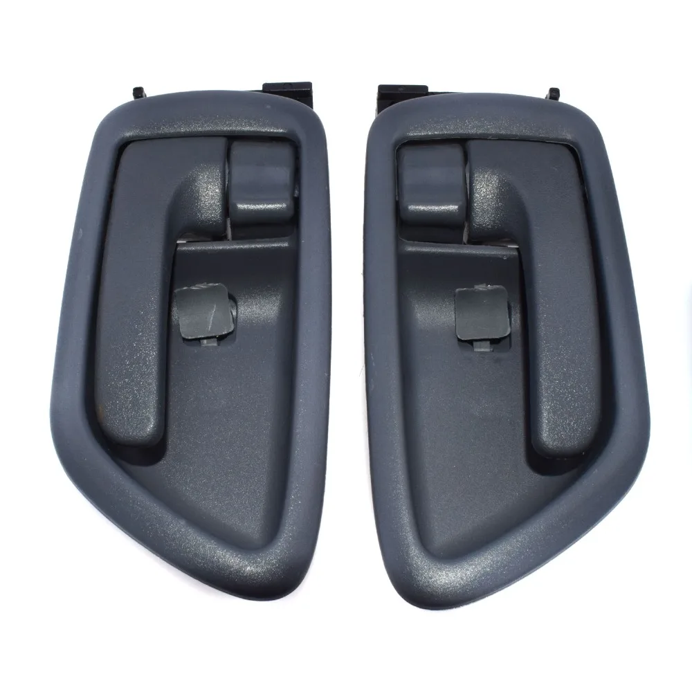 Серая дверная ручка ISANCE внутри интерьера передняя/задняя Левая Правая пара для