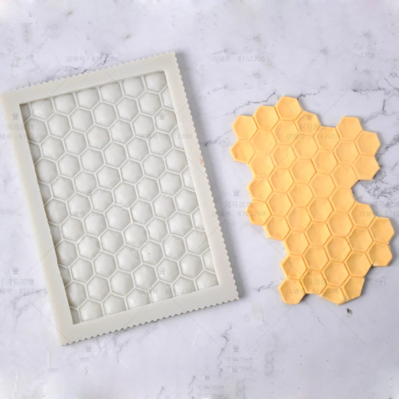 Формы в виде сот силиконовая форма для помадки инструмент украшения торта