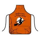 Забавные праздничные фартуки с героями мультфильмов для хеллоуина, ведьмы для кухни, вечеринки, приготовления пищи, аксессуары для взрослых, оптовая продажа WQ275
