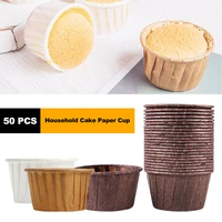 small mini cupcake liner baking cup paper muffin cases 50pcs cake cup egg tarts tray cake mould wrapper decorating tools