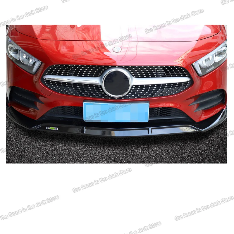 Lsrtw2017 для Mercedes Benz A Class A180 A200 автомобильный передний бампер спойлер планка защита