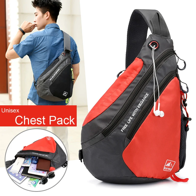 

2021 Outdoor Sport Crossbody Bag Sports Cycling Single Shoulder Pack Man Hiking Bag Unisex Waterproof Bicycle Chest Bags Sac De