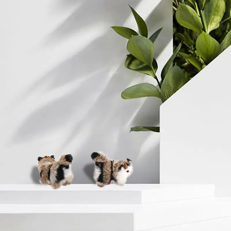 Имитация кошки вокальные украшения моделирование животных модель игрушки куклы