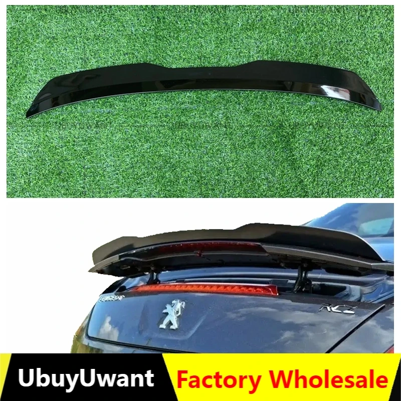

Rear Trunk Spoiler Wing for PEUGEOT RCZ 2010 2011 2012 2013 2014 2015 ABS Plastic Glossy Black Car Rear Top Spoiler Roof Wing