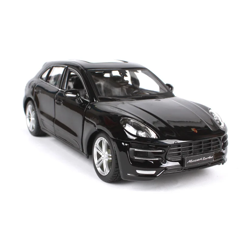 Bburago 1:24 Porsche Macan alloy car model simulation car decoration collection gift toy