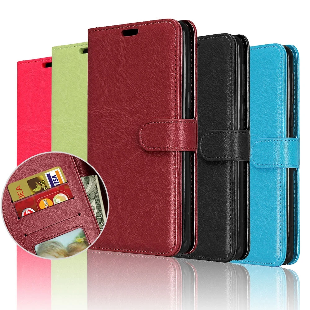 

For Nokia 2.4 Case Plain Wallet Flip PU Leather Funda For Nokia 2.4 Nokia2.4 TA-1277 TA-1275 TA-1274 TA-1270 Cover Coque Capa