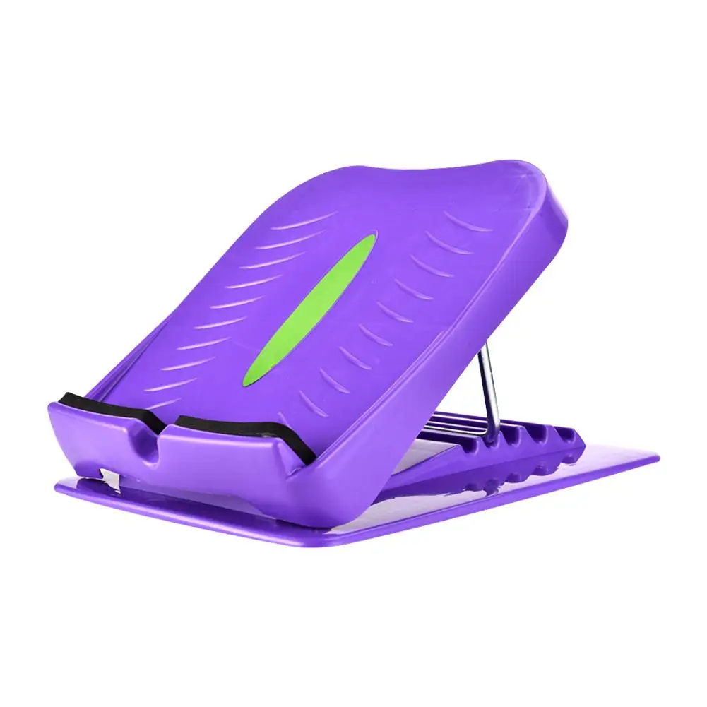 Purple Новое приспособление для растяжки ног доска с наклоном Эргономичная подставка для ног регулируемые наклонные доски носилки для голени противоскользящий дизайн растяжения лодыжки - Цвет: Purple
