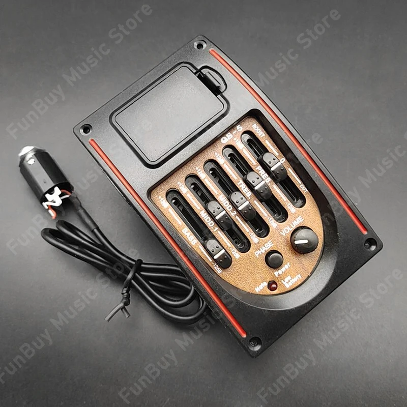 5 Группа Acosutic гитары Эквалайзер Тюнер пьезоподавитель в народном стиле ra