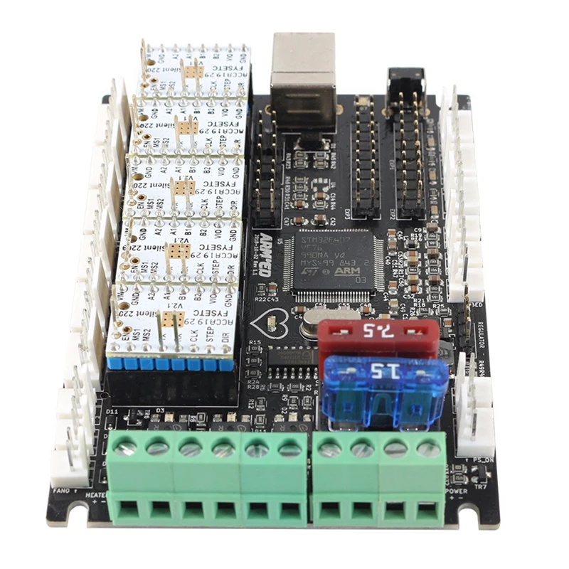 

3D Printer Accessories Armed STM 32-Bit Motherboard Marlin 2.0 with 2209 for Arduino Replace Prusa