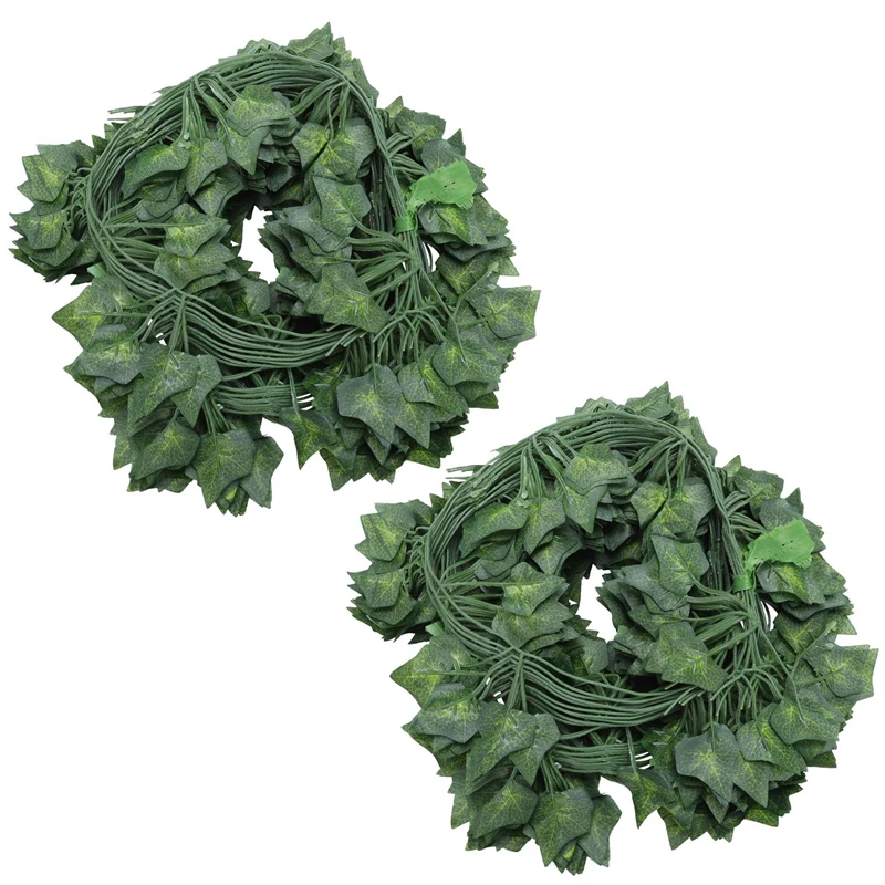 

24 x artificial plants of vine false flowers ivy hanging garland for the wedding party