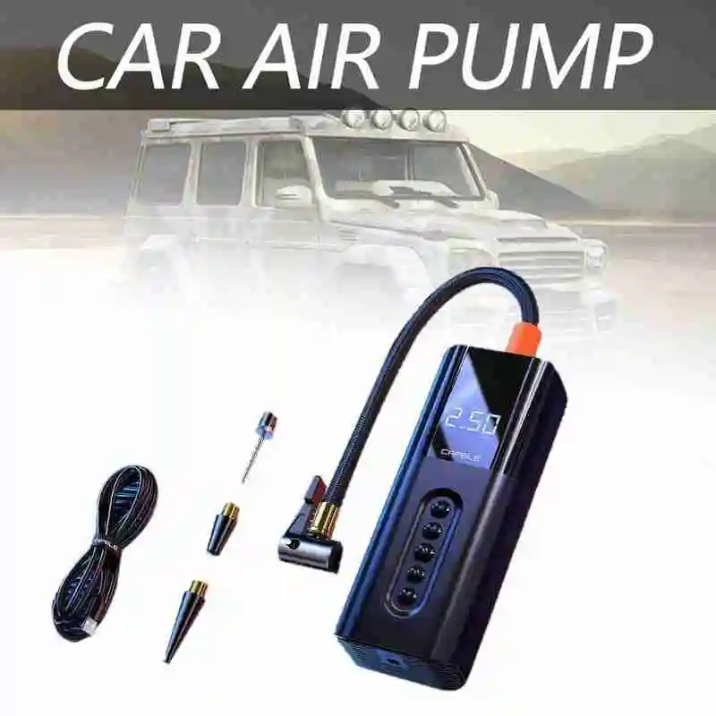 Preço 12v Portátil Sem Fio Bomba De Recarga Compressor Ar Com Display Pneu Lcd Bicicleta Para Carro Bomba Digital E3s9