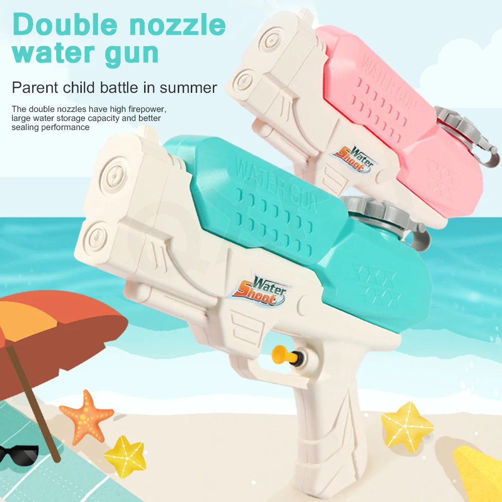 Водяные Пистолеты для детей 2 шт Супер Водяные Пистолеты воды Soaker Blaster дальний 550CC игрушки подарки для мальчиков и девочек, одежда для детей - изображение