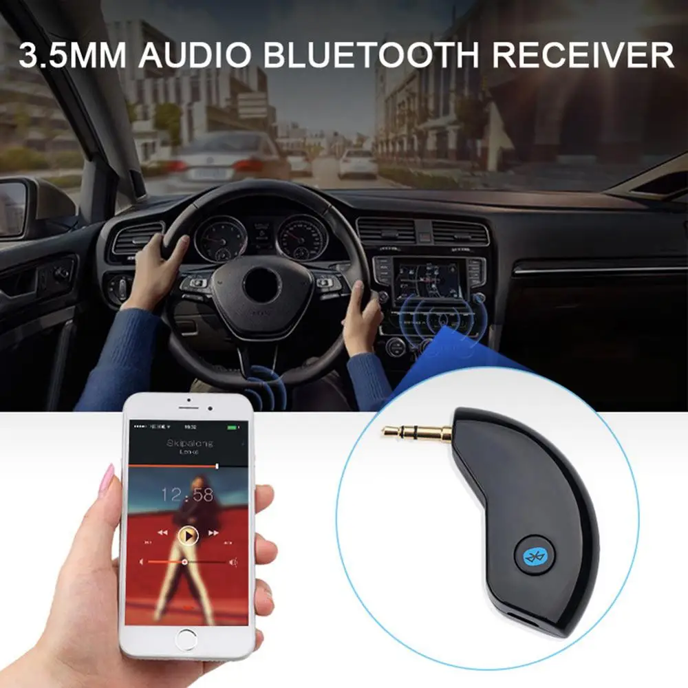 BC20 Bluetooth приемник музыкальный плеер Hands free BT к Aux адаптеру автомобильный аудио