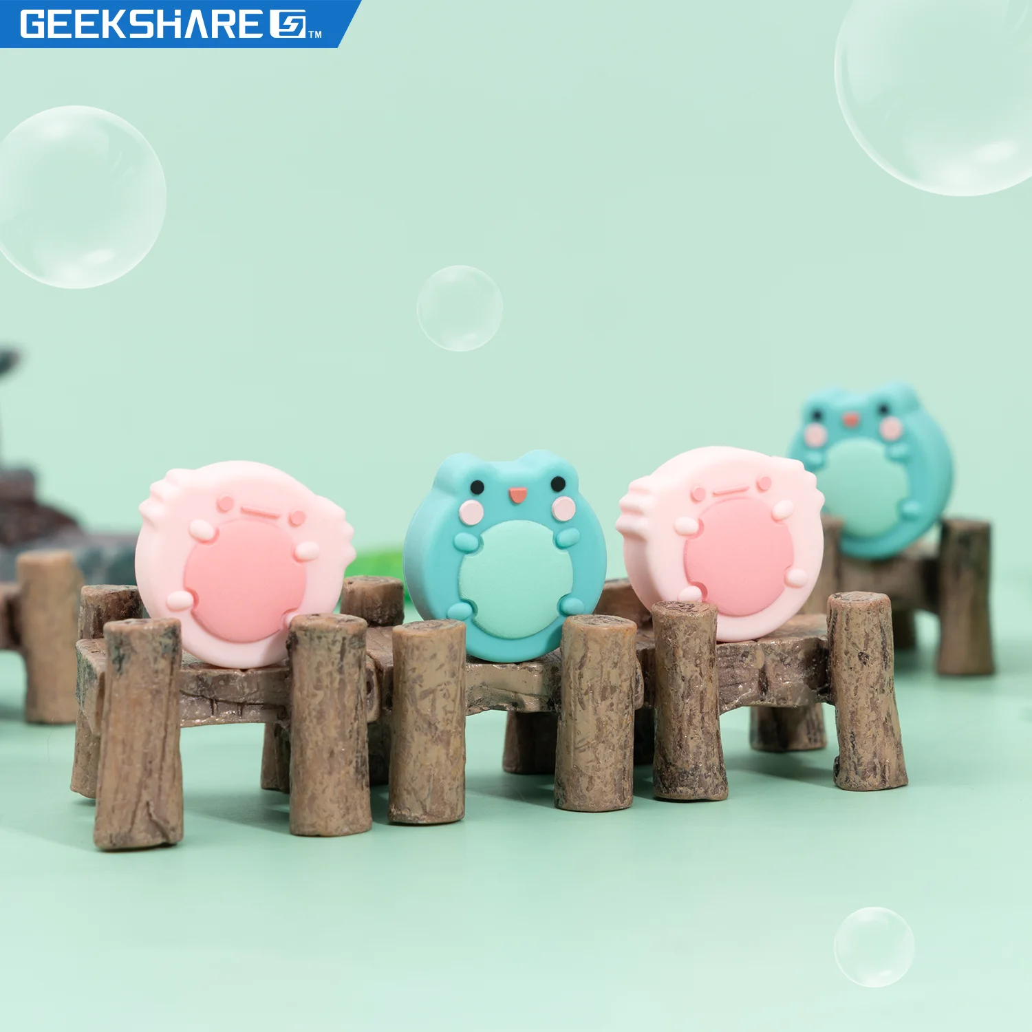 GEEKSHARE Симпатичная Лягушка Мягкая рукоятка для большого пальца защитный чехол