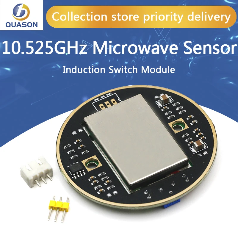 

10pcs HB100 X 10.525GHz Microwave Sensor 2-16M Doppler Radar Human Body Induction Switch Module For Ardunio HB100X