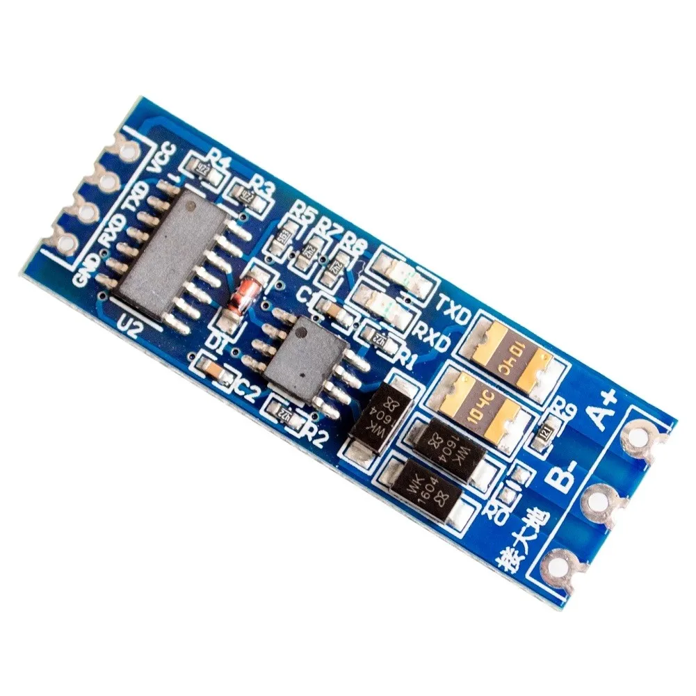 

1pcs TTL Turn RS485 Module 485 To Serial UART Level Mutual Conversion Hardware Step Down Charging Board Led Power