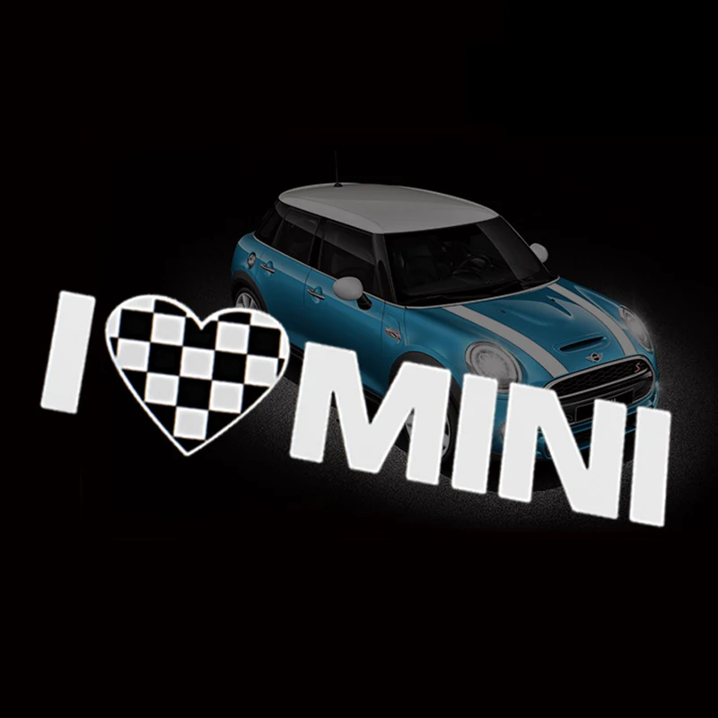 Модная наклейка на окно автомобиля Union Jack I LOVE Mini для Cooper One D JCW F56 F55 F60 R56 R55 R60 |