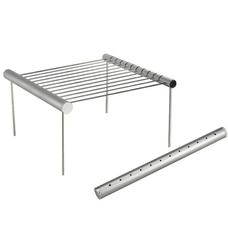 1 шт. портативный гриль из нержавеющей стали складной Мини карманный аксессуары