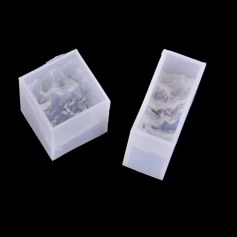 Снег горы пик сломанной силиконовой формы смолы ювелирных изделий сделать