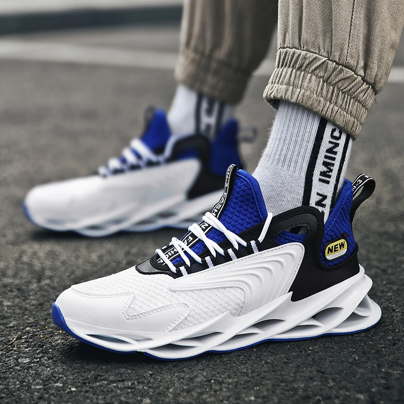 

New Men Fashion Blade Sneakers Fashion Sport Running Shoes Gym Jogging Shoes Breathable Trainers Sneakers Zapatos De Hoja Homme
