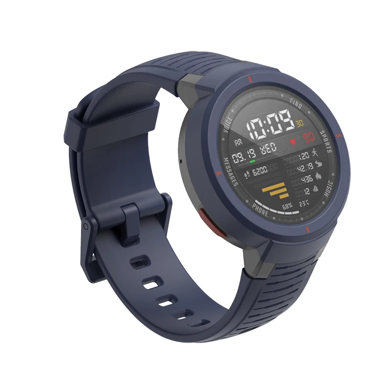Силиконовый ремешок для Huami Amazfit Verge Lite ремешок умный ремешок для часов мягкий браслет для Xiaomi Amazfit Bip ремешок аксессуары