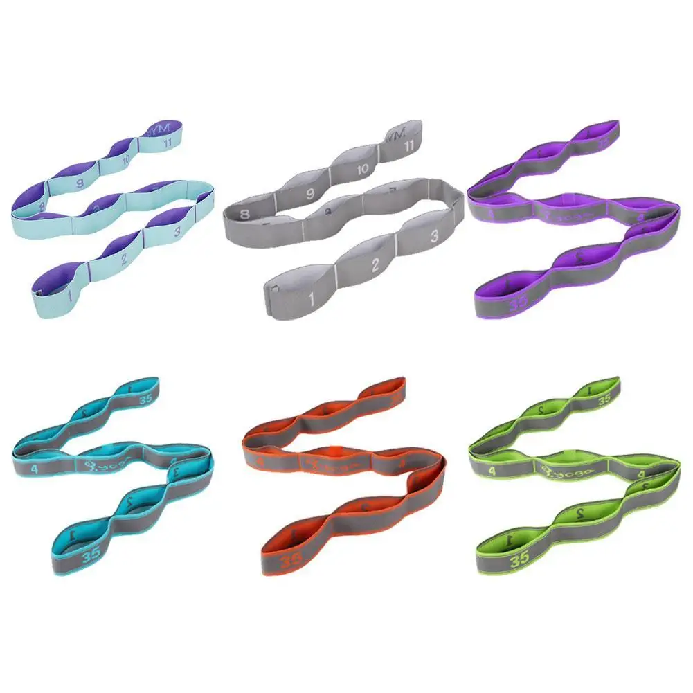 

Yoga Pull Strap Belt Lengthened Latex Elastic Belt Stretching New Dance Yoga Pilates Latin Band Fitness Bands Resistance Lo J0A8