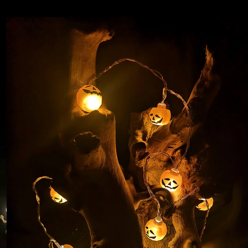 

Cartoon LED String Lights Pumpkin Led Light Creative for Halloween Garden Party Decoration Indoor Bedroom Window Decors Luces