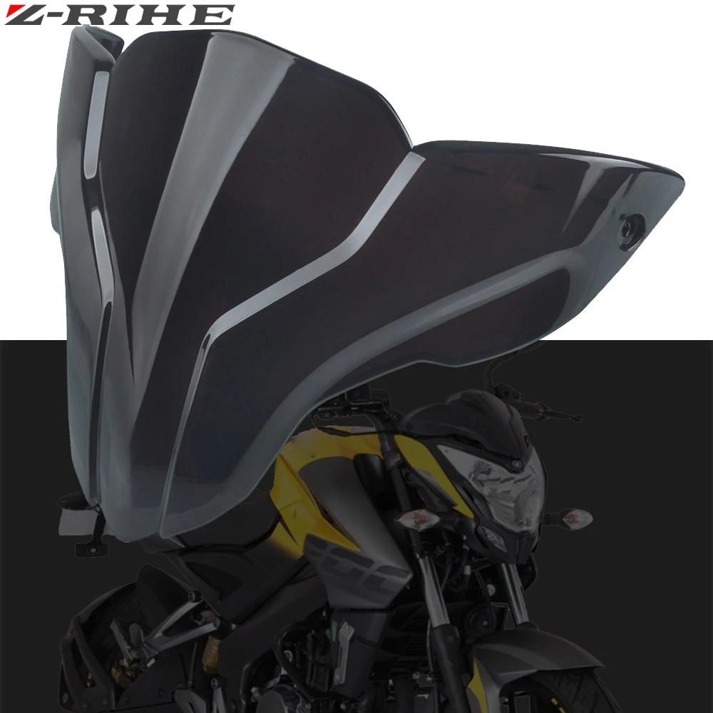 

ZRIHE Black Motorcycle Windshield WindScreen For BAJAJ Pulsar NS200 NS 200 200NS Wind Screen Deflectors Protector Accessories