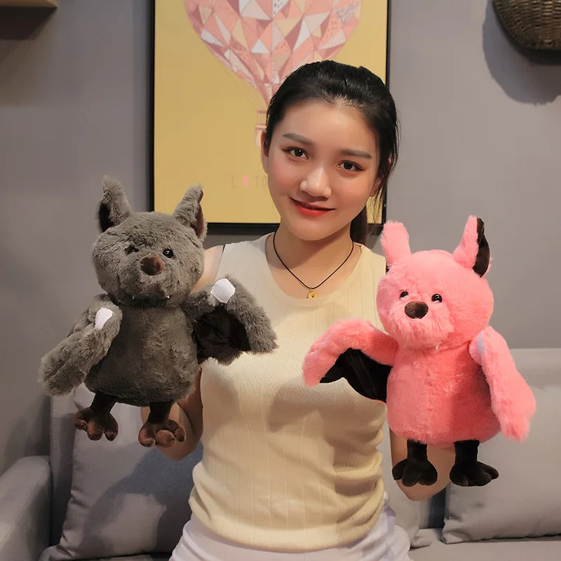 Креативная плюшевая игрушка летучая мышь 24 см мягкое плюшевое животное милая