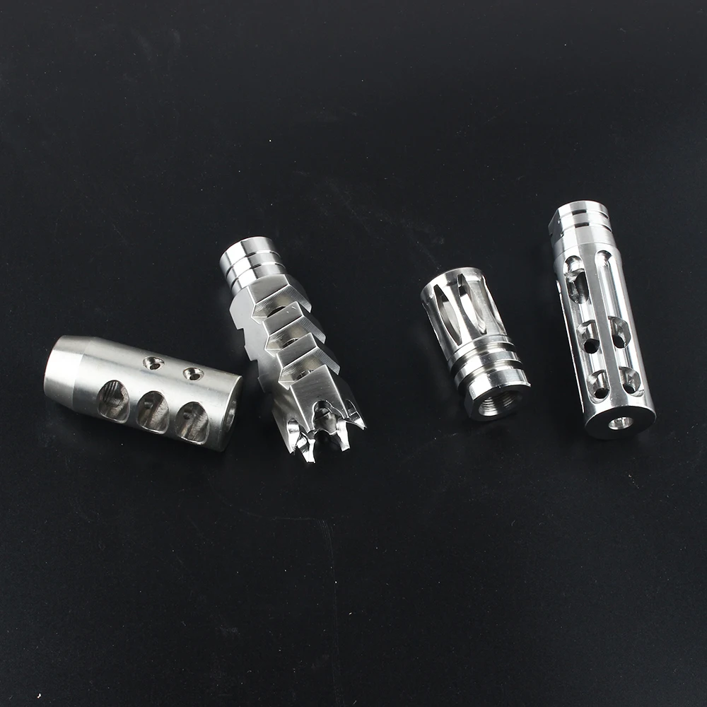 Тактический глушитель M16 M4 .223 5 56 винтовка 1/2 &quotx28 5/8X24 резьба сталь/нержавеющая