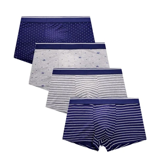 4 шт. трусы боксеры мужские Модальные Мягкий фирменные мужское нижнее белье