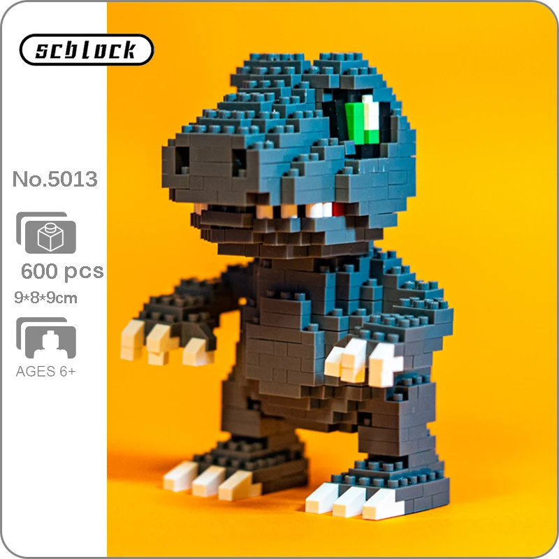 

SC 5013 аниме Digimon Темный Дракон Agumon цифровая фотография DIY Мини Алмазные блоки кирпичи игрушки для детей без коробки