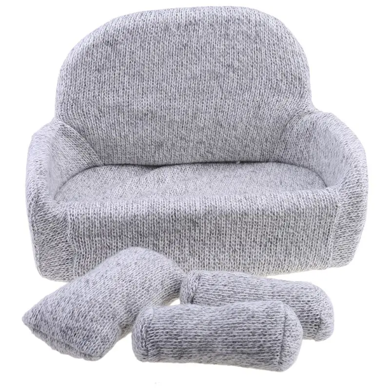 

4 Pcs/set Newborn Photography Props Baby Posing Sofa Pillow Chair Decoration Infant Photo Shooting Accessories
