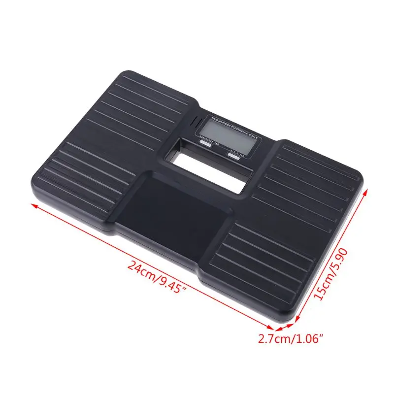 

Black 150kg Household Electronic Scale Human Health Weight Scale Plastic Anti-Fall Body Electronic Scale